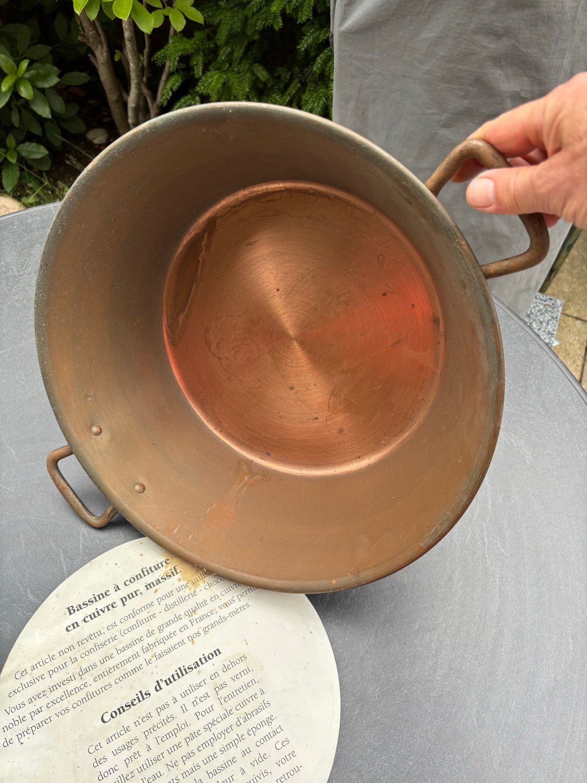 Koperen Jam Pan - Brez La Qualité - 9 Liter, Ophalen, Koper