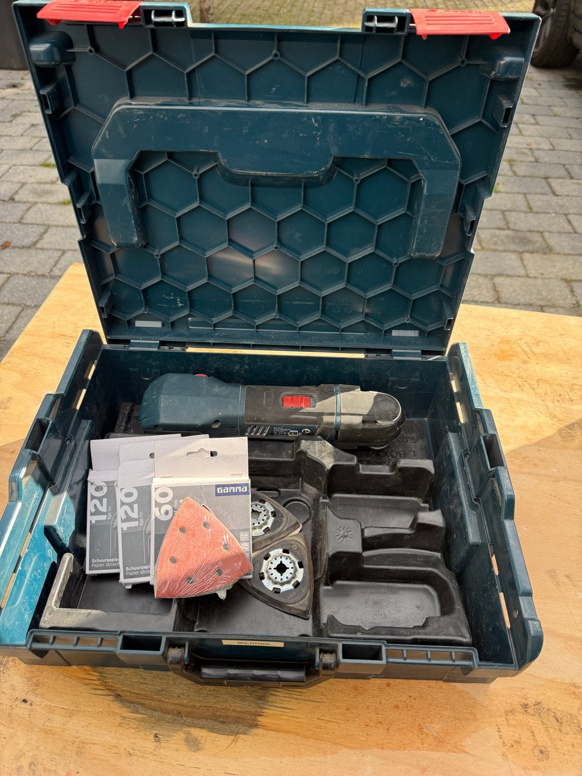 Bosch Professional GOP 18V-28 Multitool in koffer, Ophalen, Gebruikt, Multitool, Bosch