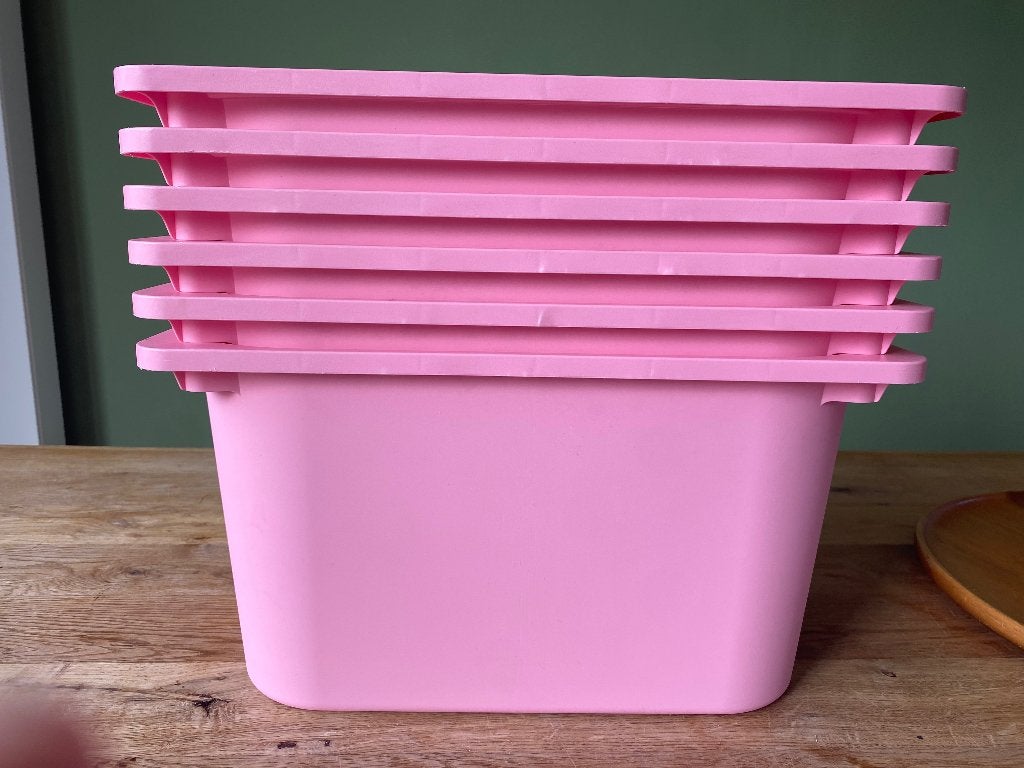 Trofast opbergbak IKEA (nog 4 te koop), Ophalen, Gebruikt, Overige typen, IKEA