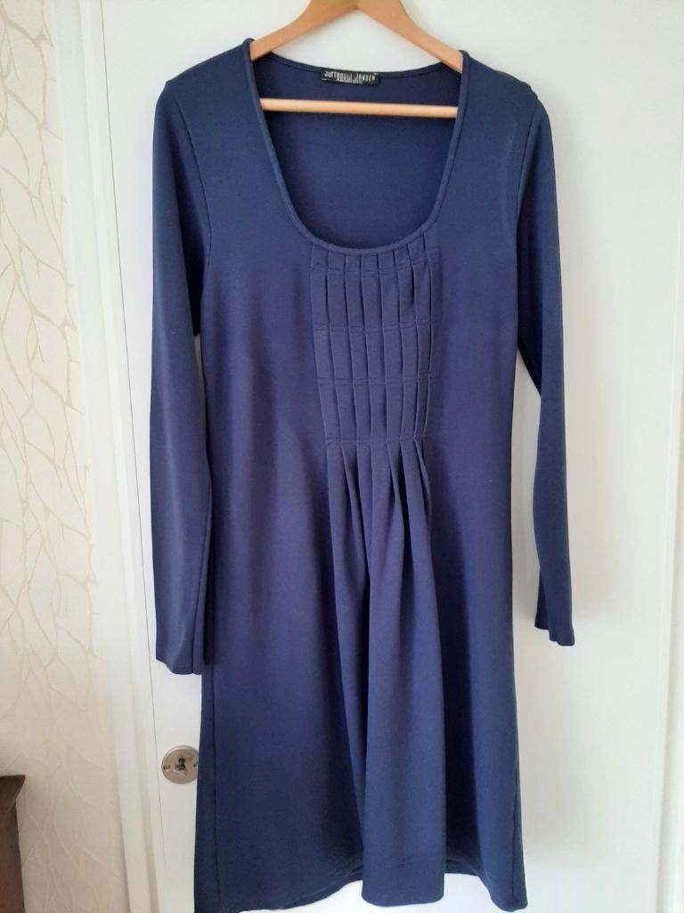 Juffrouw Jansen blauw maat L, Maat 38/40 (M), Blauw, Ophalen of Verzenden, Zo goed als nieuw