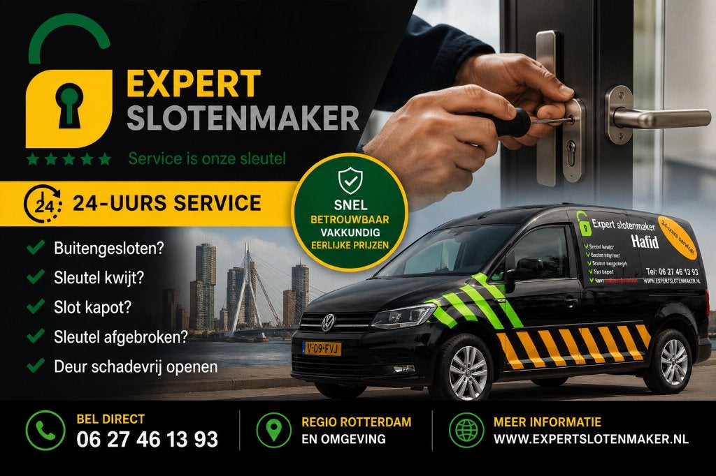 Hafid Expert slotenmaker Rotterdam Dordrecht Amsterdam Gouda, 24-uursservice