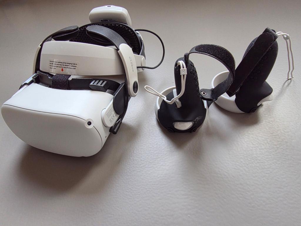.::Meta Quest 2 256GB met BoboVR en extra accu pack, Ophalen of Verzenden, Zo goed als nieuw, VR-bril, Overige platformen