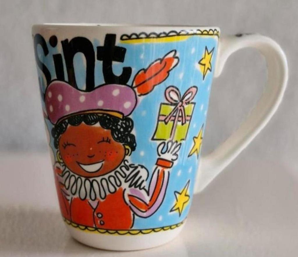 Beker Blond Amsterdam Sinterklaas en Zwarte Piet, Diversen, Sinterklaas, Ophalen of Verzenden, Nieuw