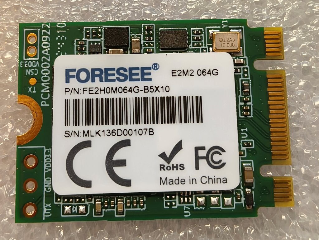 Nieuwe FORSEE 64GB SSD 2230 M.2 PCIe / 0H, Computers en Software, Harde schijven, Intern, FORSEE, SSD, Nieuw
