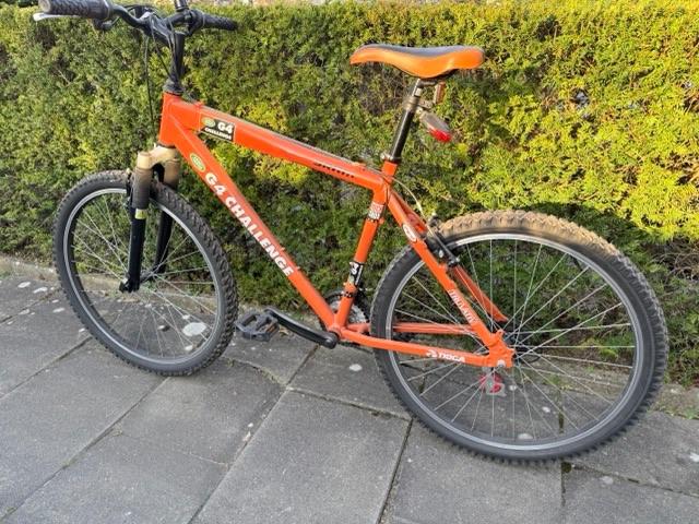 Land Rover G4 Challenge Mountainbike 26" - oranje, Fully, Ophalen, Gebruikt, Overige merken