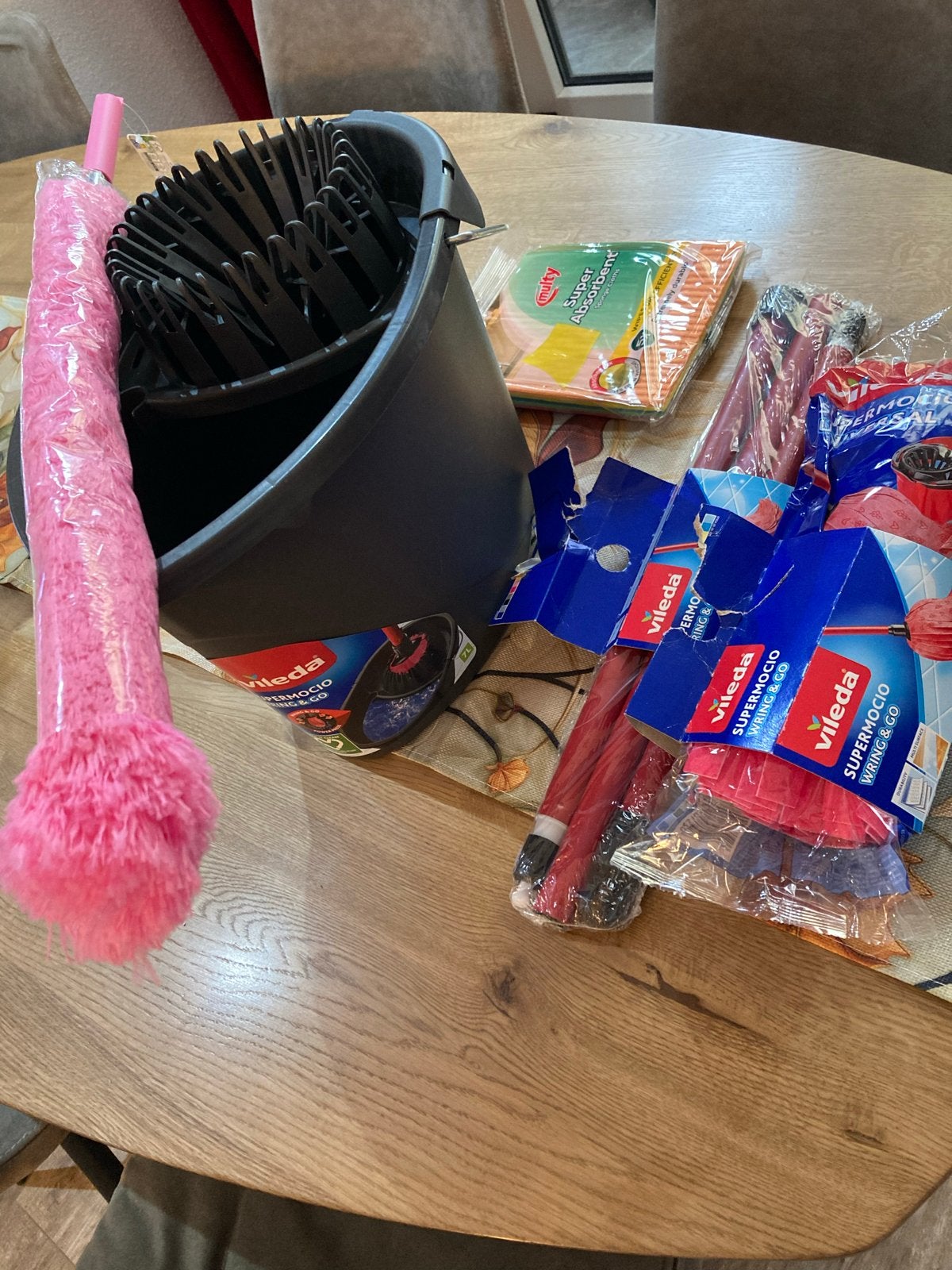 Vileda SuperMocio Dweilemmer, Mop en Schoonmaakset, Huis en Inrichting, Ophalen of Verzenden, Dweilemmer, -bak, of -wagen