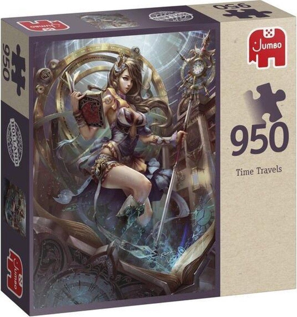Jumbo puzzel Time travels, Ophalen of Verzenden, 500 t/m 1500 stukjes, Zo goed als nieuw, Legpuzzel