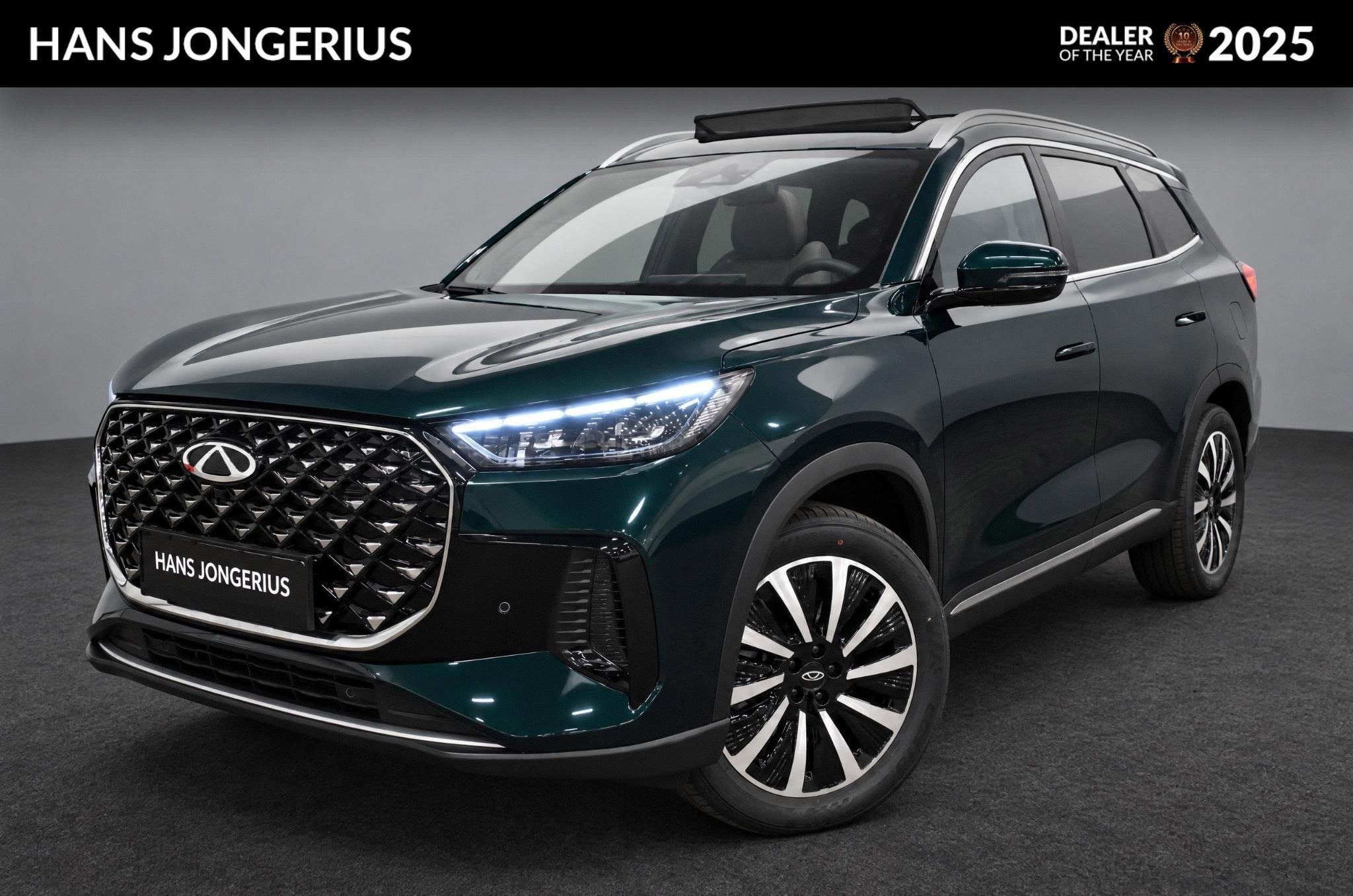 Chery Tiggo 8 1.5TGDI PHEV UNIQUE | 7 PERSOONS | BRUIN INTER, Auto's, Dealer onderhouden, Euro 6, 4 cilinders, 7 stoelen