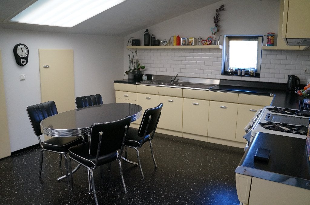 American Kitchen - complete keuken, Ophalen, Gebruikt, Geel, Hoekkeuken