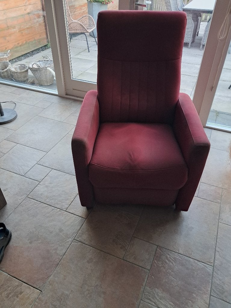 relax fauteuil, Huis en Inrichting, Ophalen, Gebruikt, Minder dan 75 cm, Stof