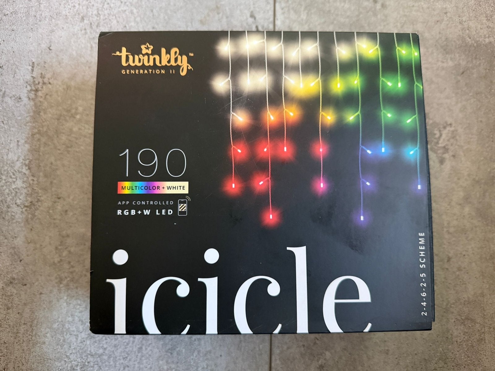 Twinkly icicle 190 verlichting, Minder dan 50 watt, Ophalen of Verzenden, Led, Netvoeding