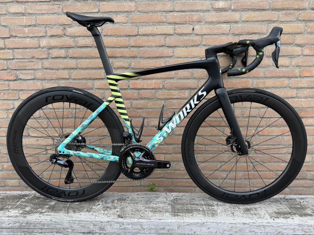 Specialized tarmac sworks, Carbon, Zo goed als nieuw, Meer dan 20 versnellingen, 53 tot 57 cm