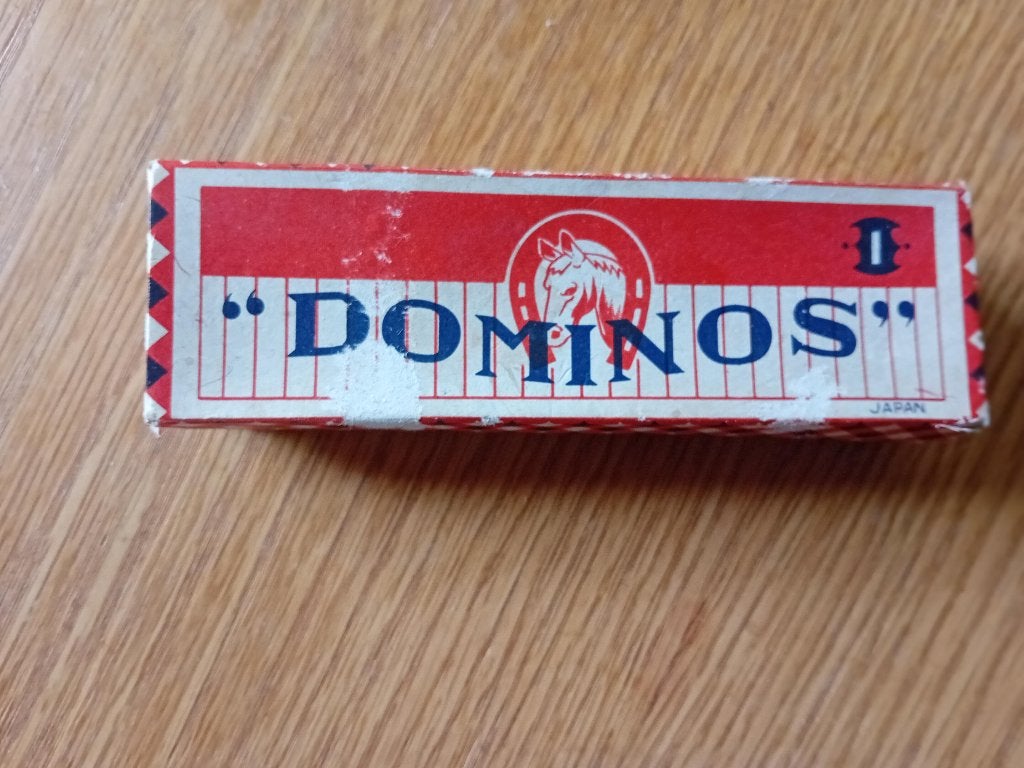 Domino spelletje "Dominos" Japan Vintage, Ophalen of Verzenden, Gebruikt