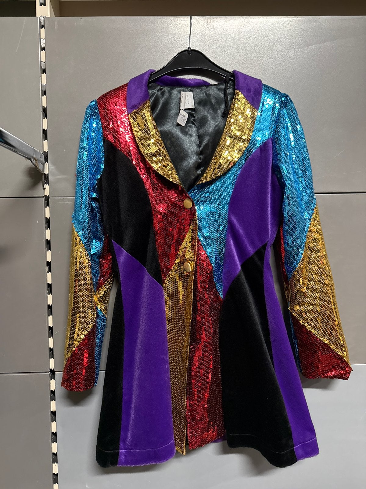 Opvallend pailletten jasje - perfect voor carnaval!, Maat 38/40 (M), Carnaval, Nieuw, Ophalen of Verzenden