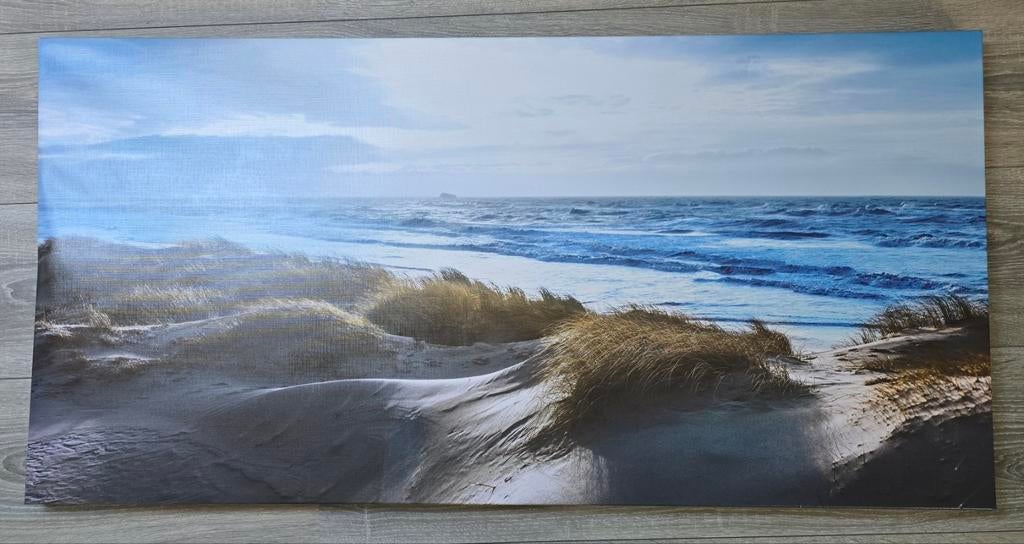 Canvasdoek Strand – 100 x 50 cm, Huis en Inrichting, Ophalen, Zo goed als nieuw