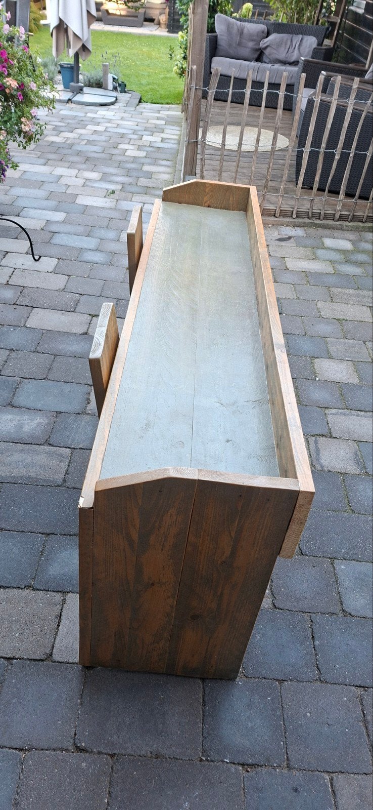 steigerhouten speeltafel met 3 stoelen!, Kinderen en Baby's, Kinderkamer | Tafels en Stoelen, Ophalen, Tafel(s) en Stoel(en)