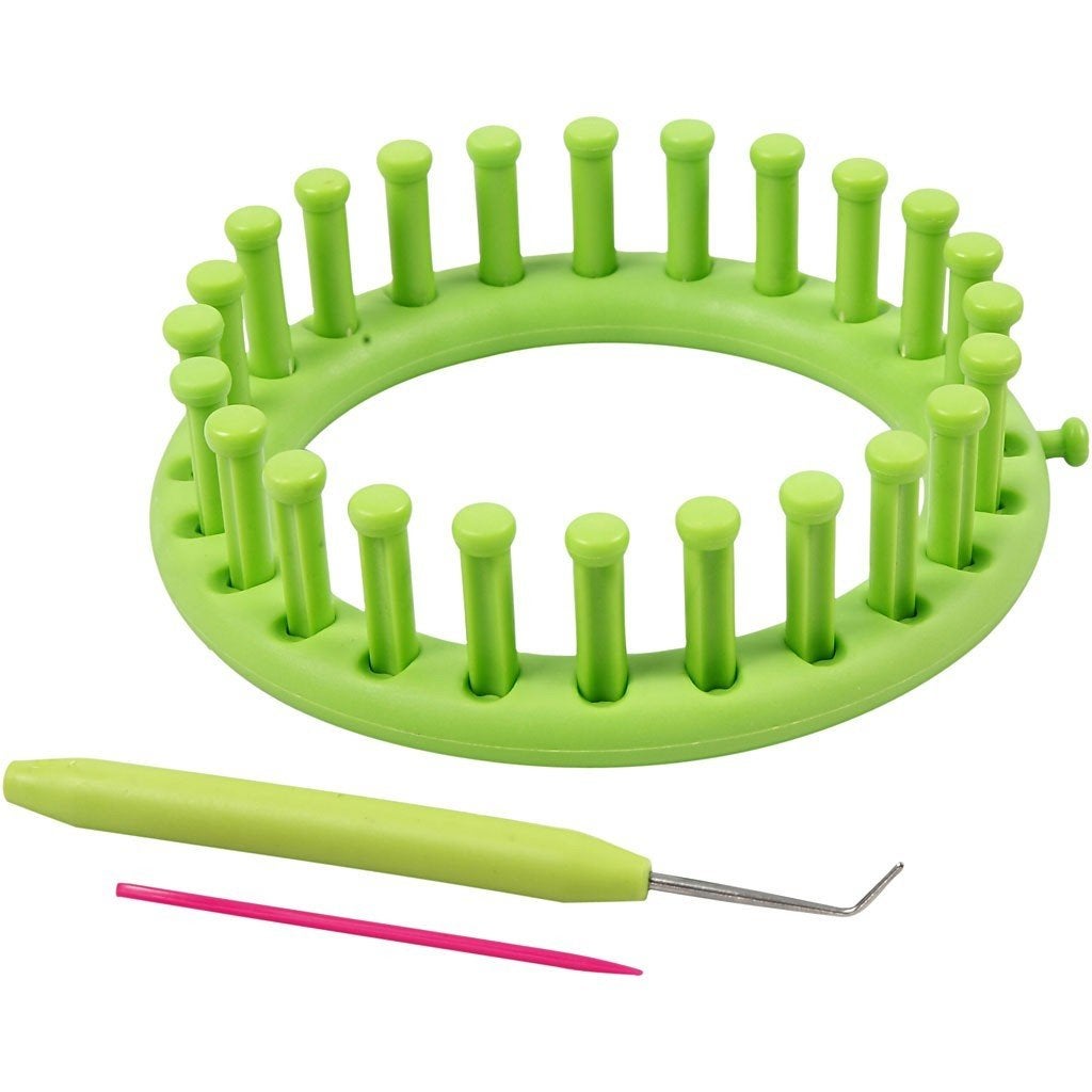 Knitting Loom - breiring, diameter 12 cm, Groen, Overige thema's, Gereedschap of Toebehoren, Nieuw