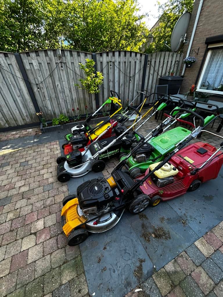 Grasmaaier stiga honda viking, Ophalen