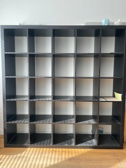 IKEA KALLAX 25 vaks.  147 x 147  open kast., Ophalen, 100 tot 150 cm, 100 tot 150 cm, Zo goed als nieuw