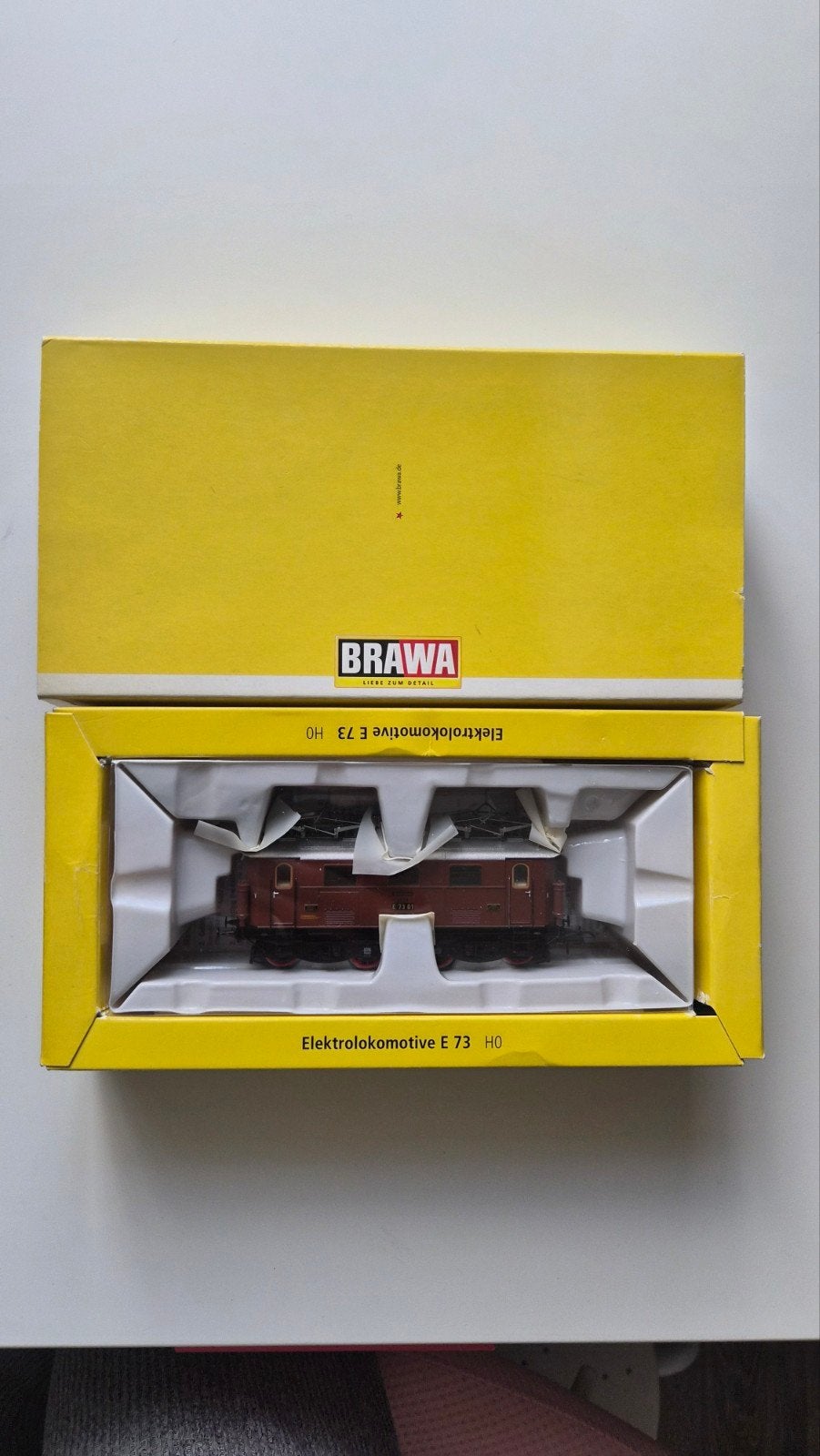 Brawa Elektrolokomotive E 73 H0 - Perfect onderhouden, Overige merken, Ophalen of Verzenden, Zo goed als nieuw, Gelijkstroom