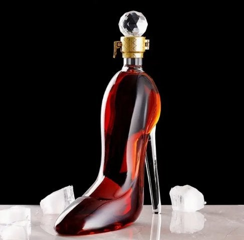 Wijn decanter glazen schoen, Ophalen of Verzenden, Nieuw, Overige gebieden, Overige typen