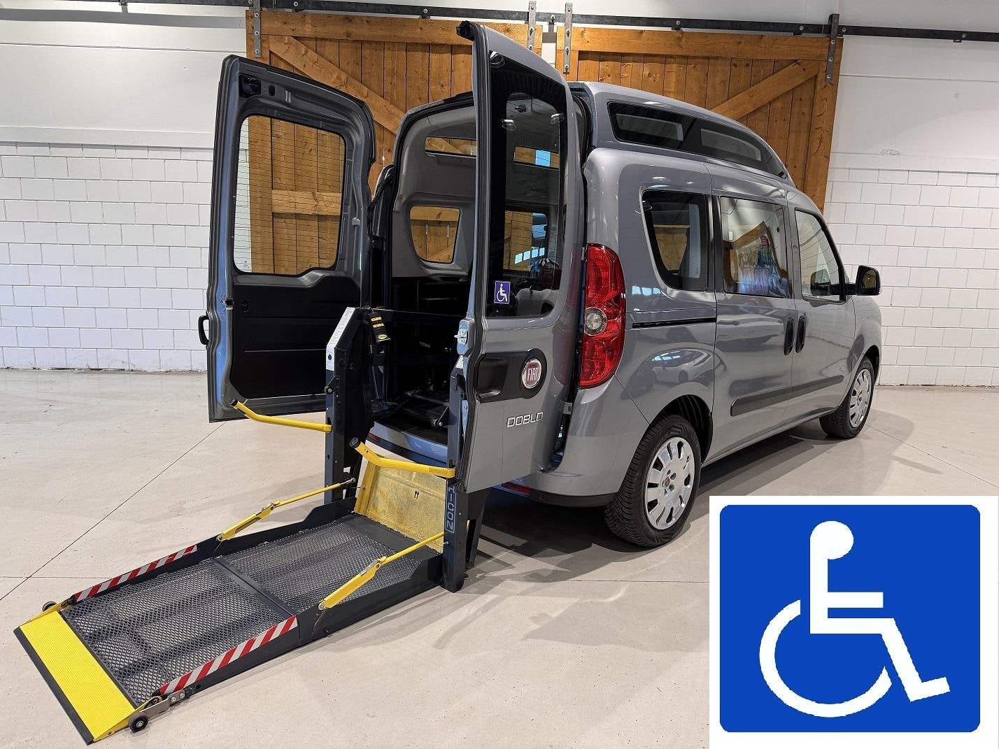 Fiat Doblò 1.4 Rolstoelauto/rolstoellift, Stof, Gebruikt, Bedrijf, Handgeschakeld