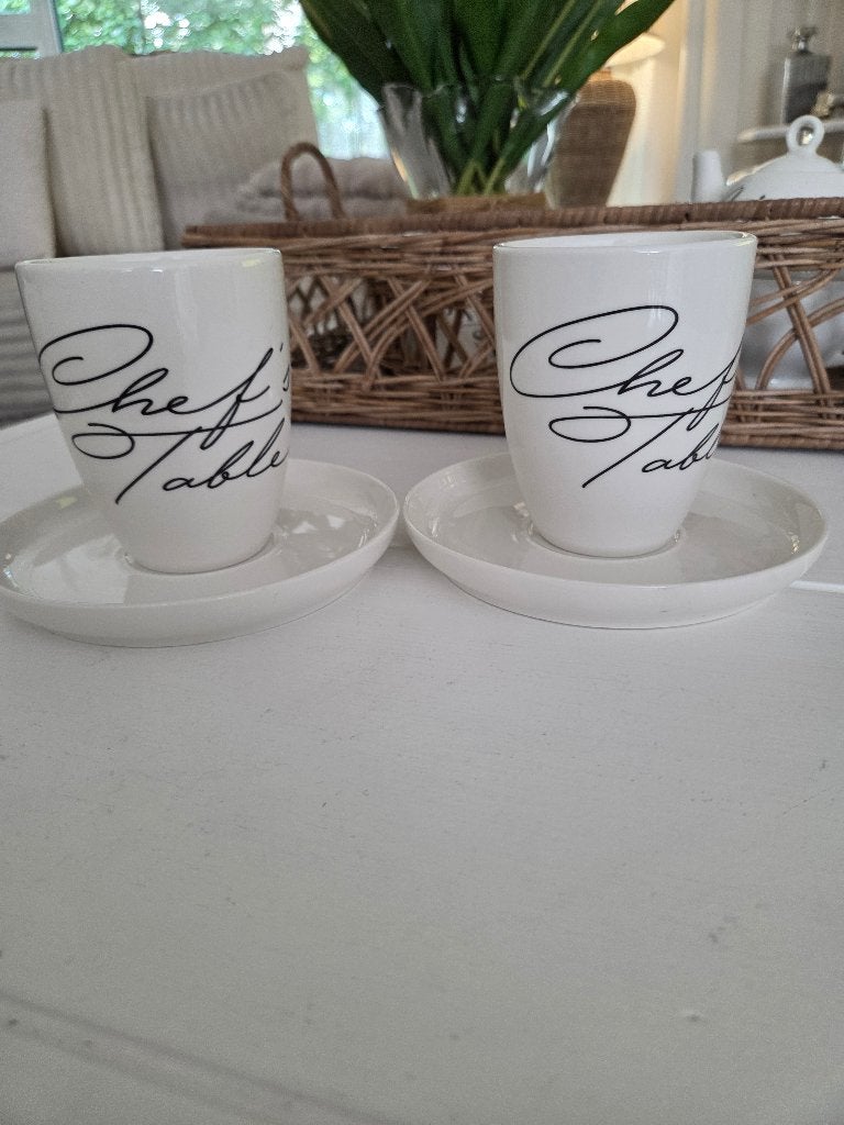 Zgan  riviera maison servies, Huis en Inrichting, Keuken | Servies, Ophalen of Verzenden, Zo goed als nieuw, Overige stijlen, Kop(pen) en/of Schotel(s)