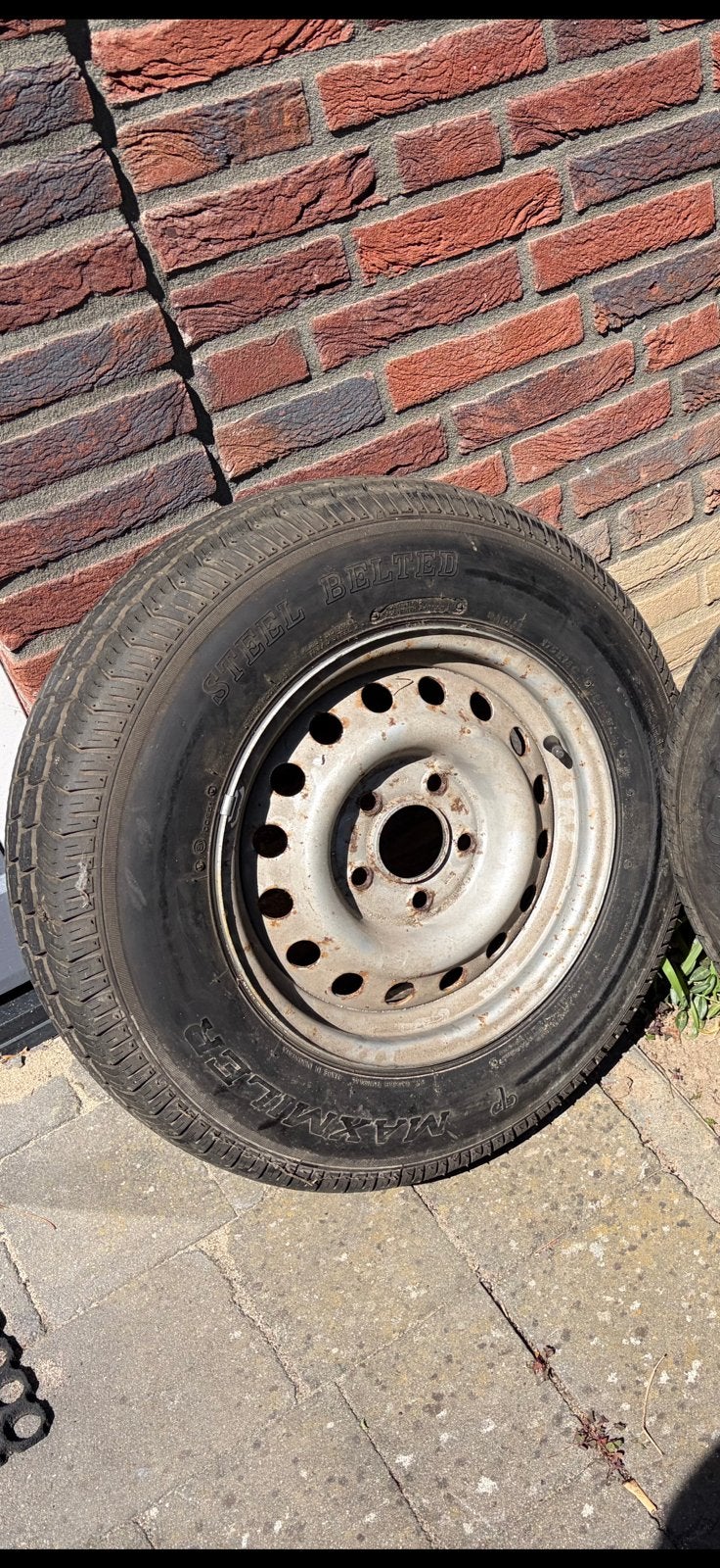 Reservewiel caravan/aanhanger 175R14C 5x112 ET30, Caravans en Kamperen, Camper-accessoires, Ophalen, Gebruikt