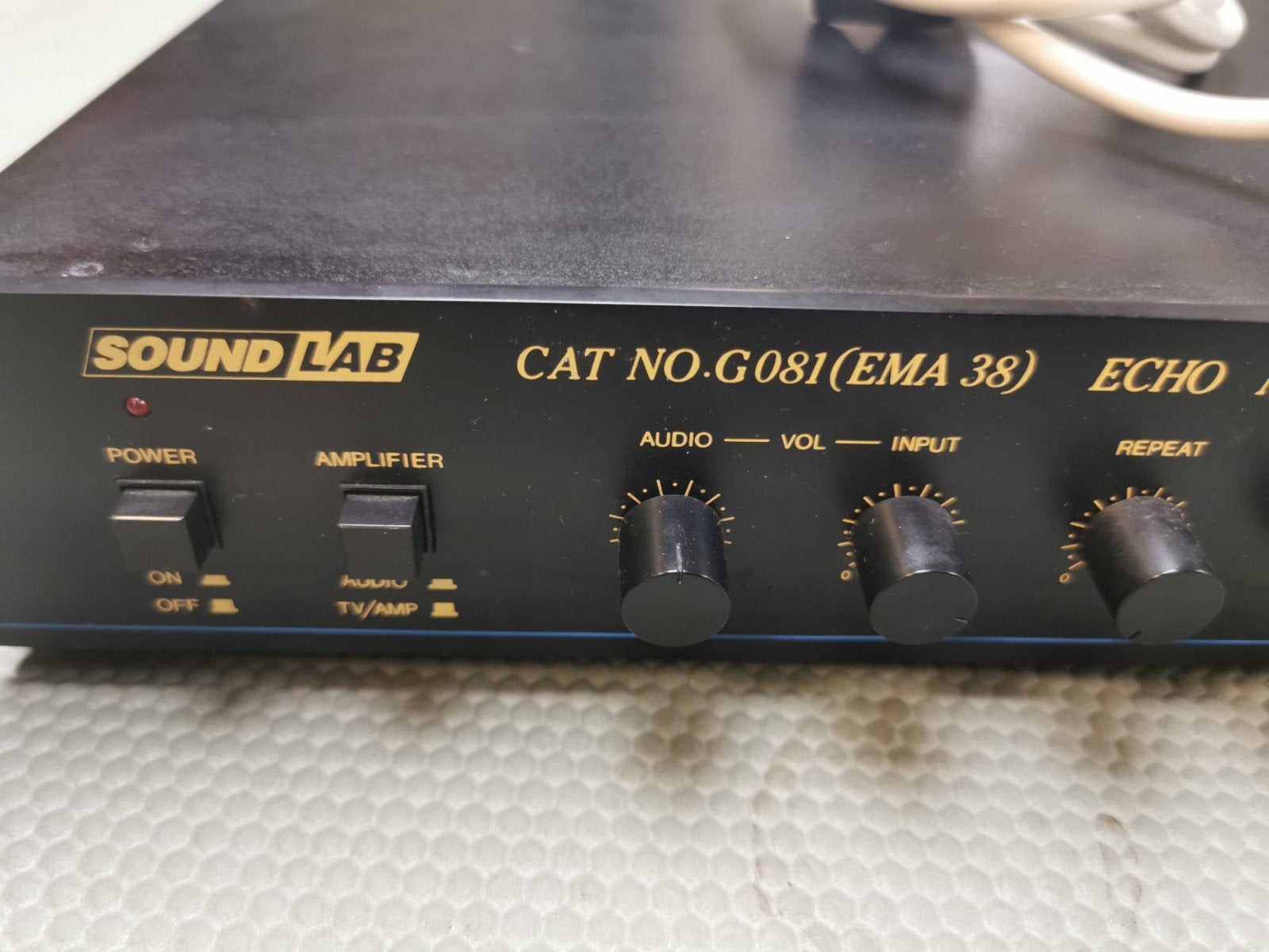 Sound Lab Echo Mixer Versterker G081 (EMA 38), Overige merken, Gebruikt, Ophalen of Verzenden, Minder dan 60 watt