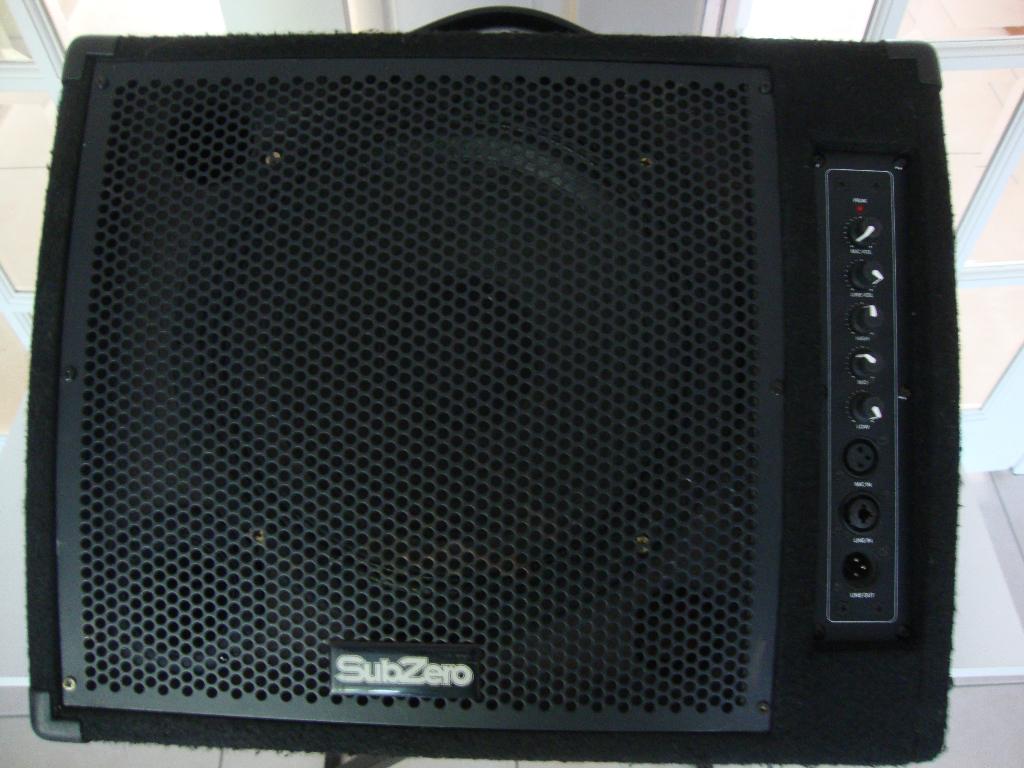 SubZero C12 MAE 230 W 12" Actieve Vloermonitor, Muziek en Instrumenten, Ophalen of Verzenden, Gebruikt, Minder dan 500 watt, Monitor(versterker)