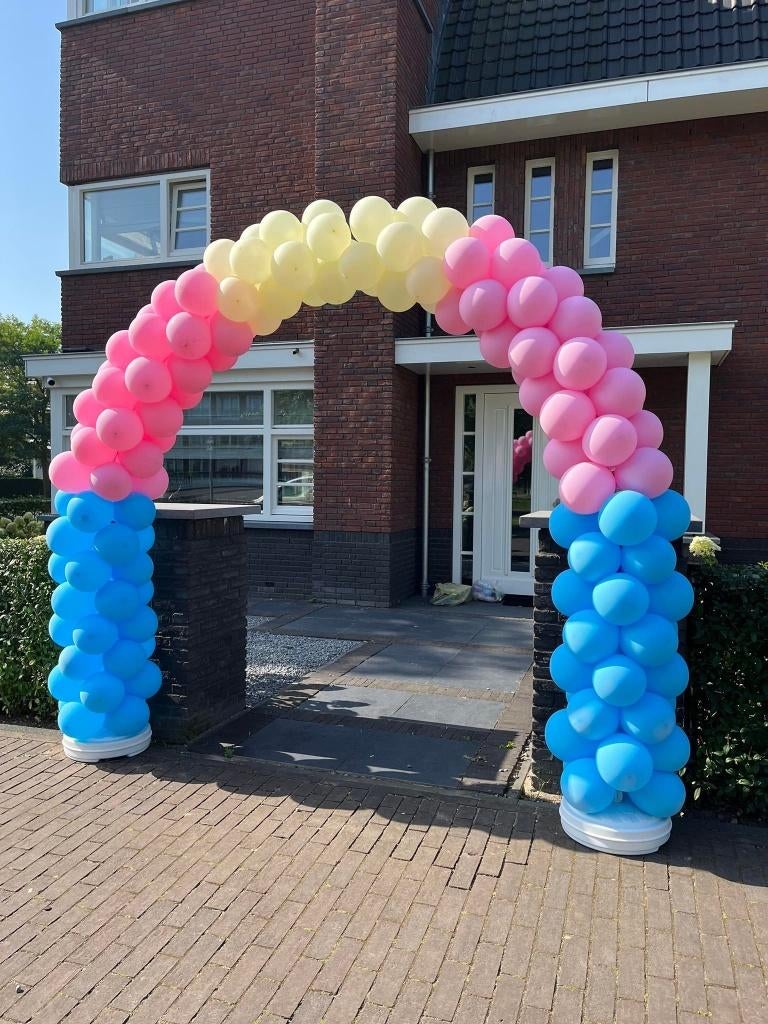 gender reveal backdrop ballonnen, Ophalen, Nieuw, Versiering, Geboorte of Huwelijk