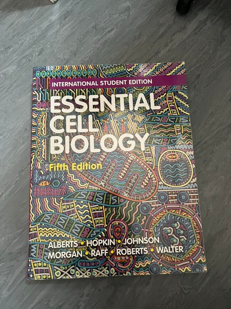 Essential Cell Biology 5th edition - studieboek, Ophalen, Zo goed als nieuw