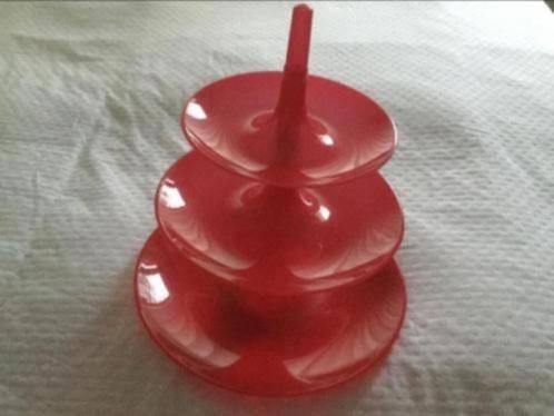 Koziol etagère ( rood), Ophalen of Verzenden, Gebruikt