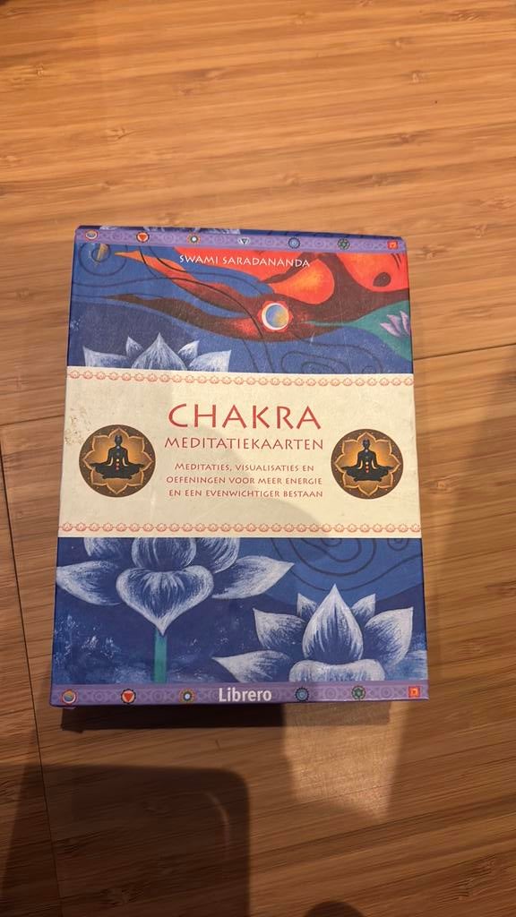 S. Saradananda - Chakra meditatiekaarten, Astrologie, Overige typen, Ophalen of Verzenden, Zo goed als nieuw
