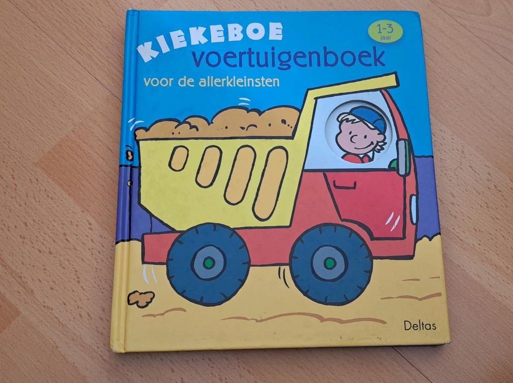 Kiekeboe Voertuigenboek - Deltas, Ophalen of Verzenden, Delirs, Zo goed als nieuw, Uitklap-, Voel- of Ontdekboek