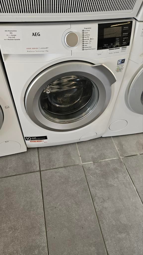 Foto 3 van Prachtige AEG setje Wasmachine/Warmtepomp Droger 9KG