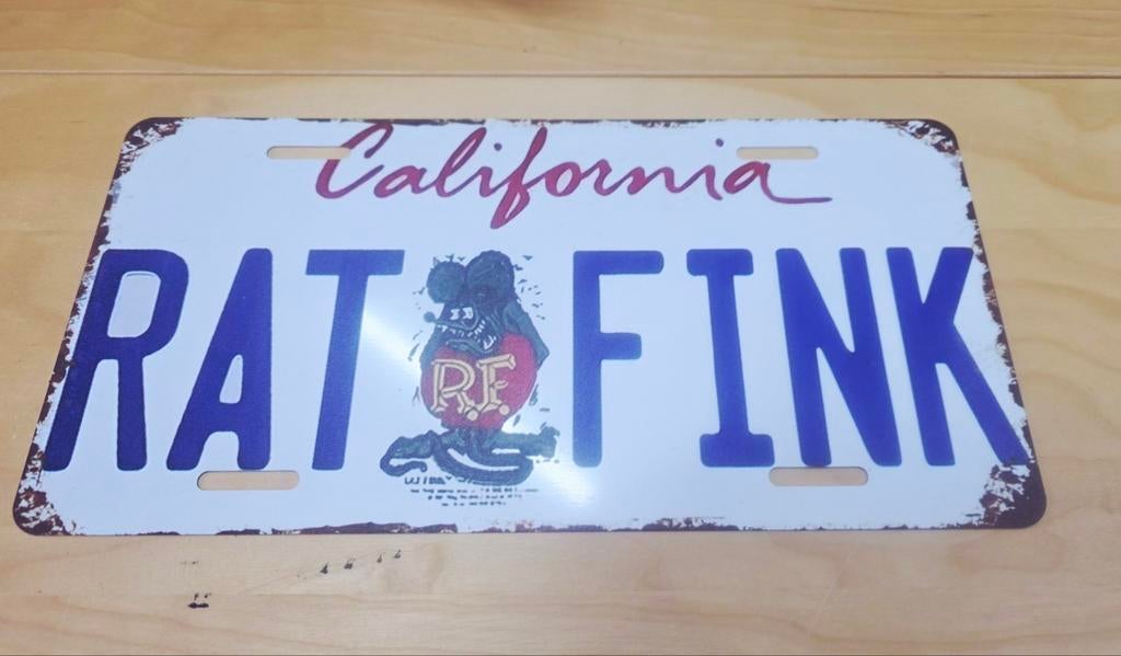 Rat Fink Kentekenplaat - Amerikaans Thema, Ophalen of Verzenden, Nieuw