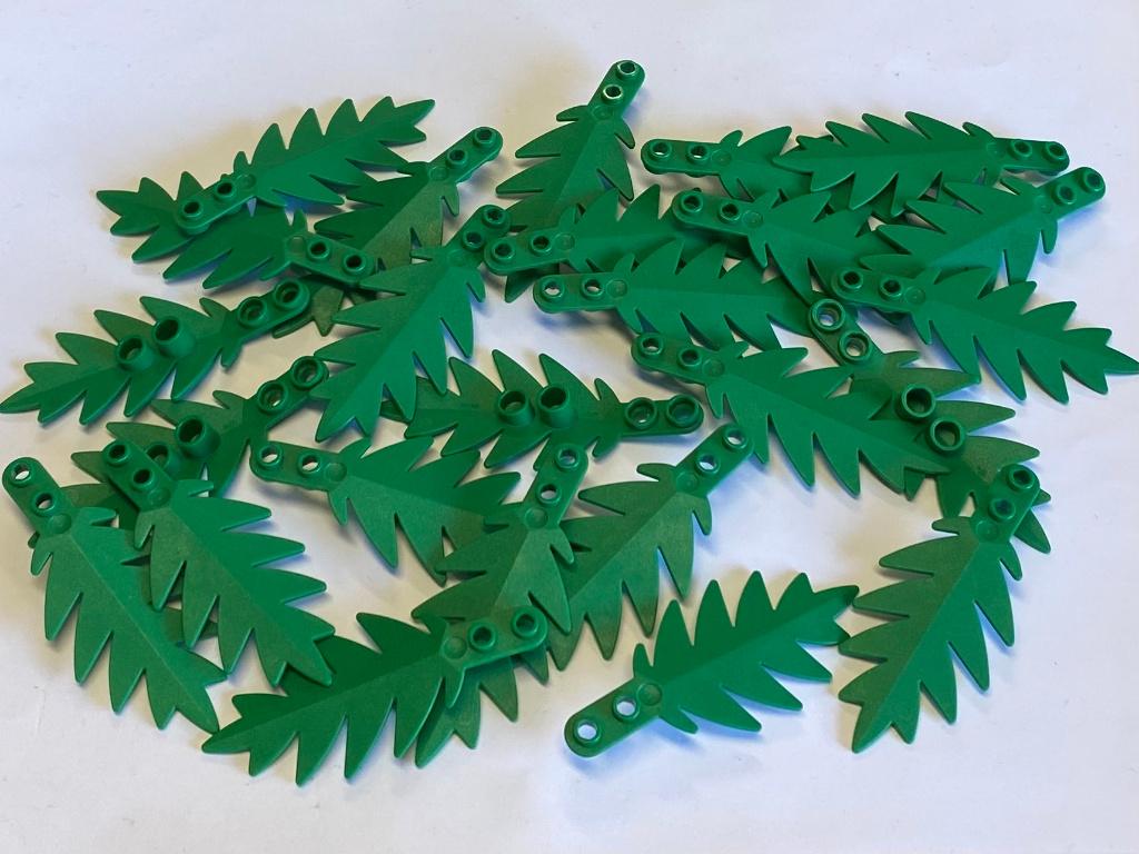 Partij 25x nieuwe Lego palm bladeren in diverse kleuren, Ophalen of Verzenden, Nieuw, Losse stenen, Lego