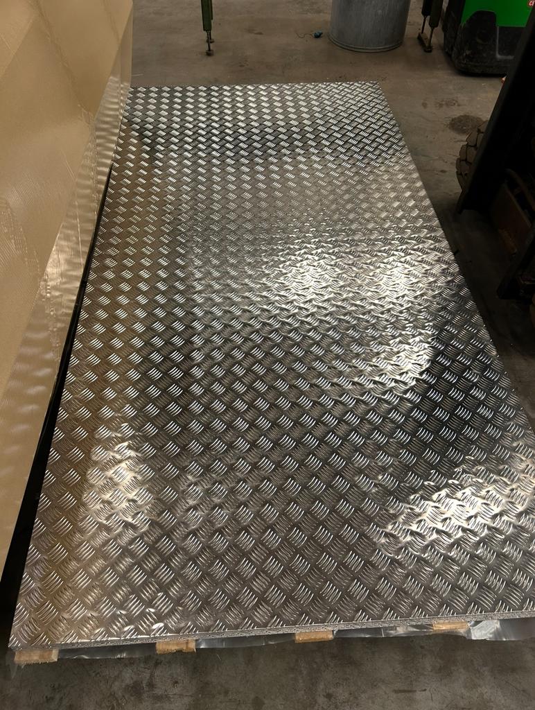 Aluminium Traanplaten 5-traans 2500x1250x2.5/4mm, Ophalen of Verzenden, Nieuw, Overige materialen, Minder dan 20 mm