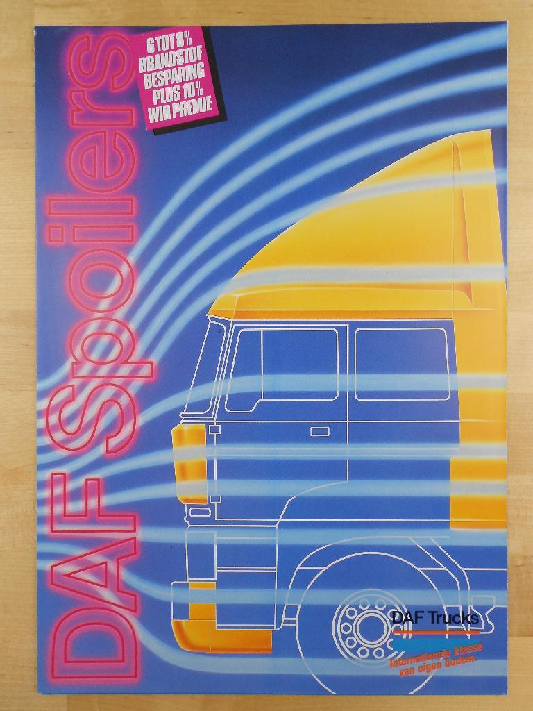 DAF Spoilers Brochure 1986 3600 3300 2800 2500 2300 2100, Ophalen of Verzenden, Zo goed als nieuw, Overige merken, DAF