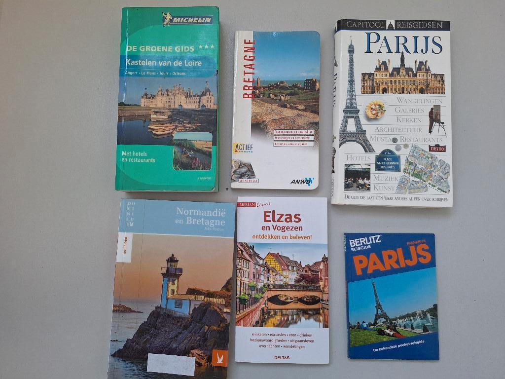 6 reisgidsen van Frankrijk, Boeken, Reisgidsen, Zo goed als nieuw, Reisgids of -boek, Europa, Overige merken, Ophalen of Verzenden