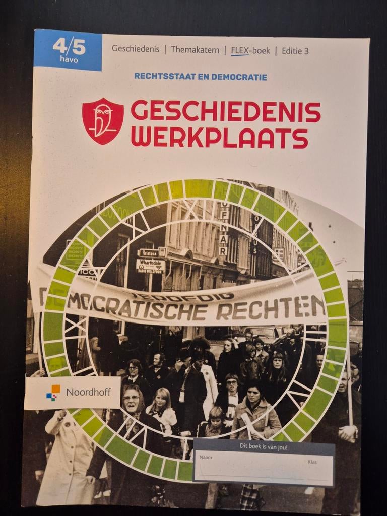 Geschiedenis Werkplaats 4/5 havo - Rechtstaat en Democratie, Boeken, Onbekend, Verzenden, Geschiedenis, HAVO