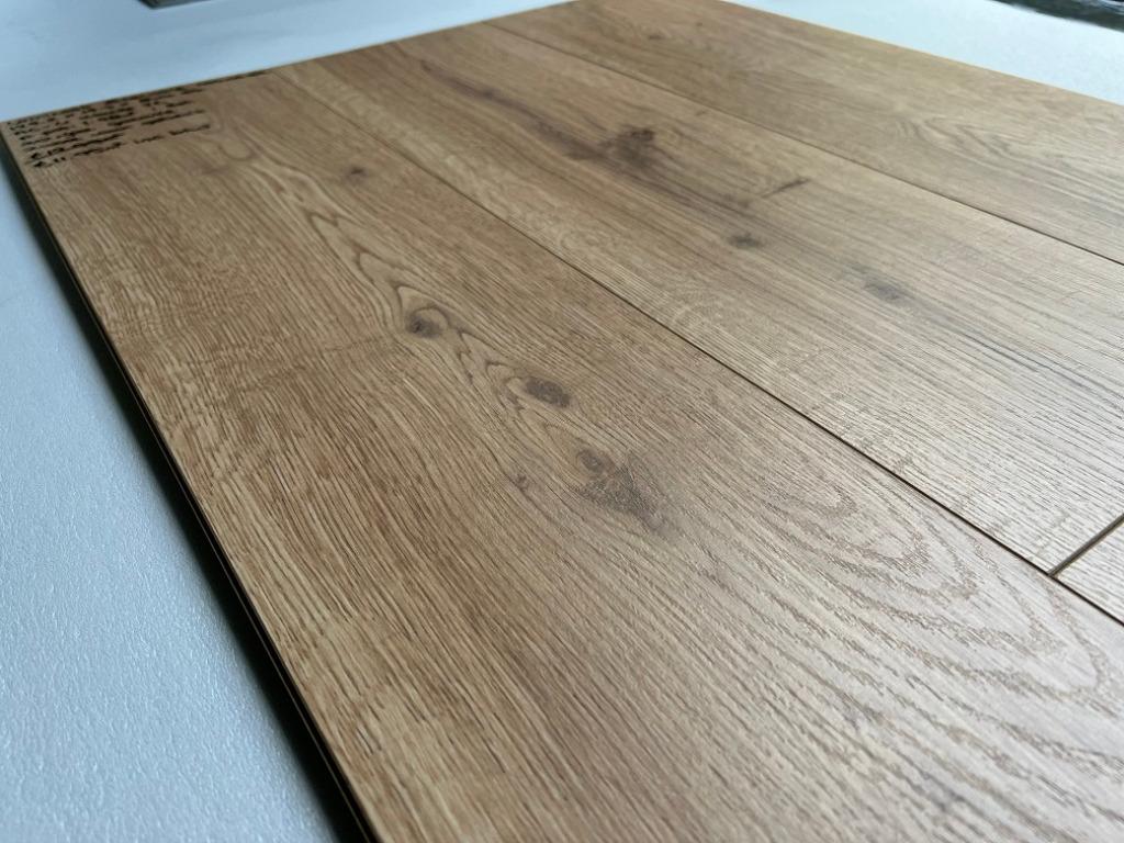 Laminaat Natural Oak 8mm dik 4V-groev €11,95m2 inc.btw, 75 m² of meer, Ophalen of Verzenden, Laminaat vloer natuur eiken, Laminaat