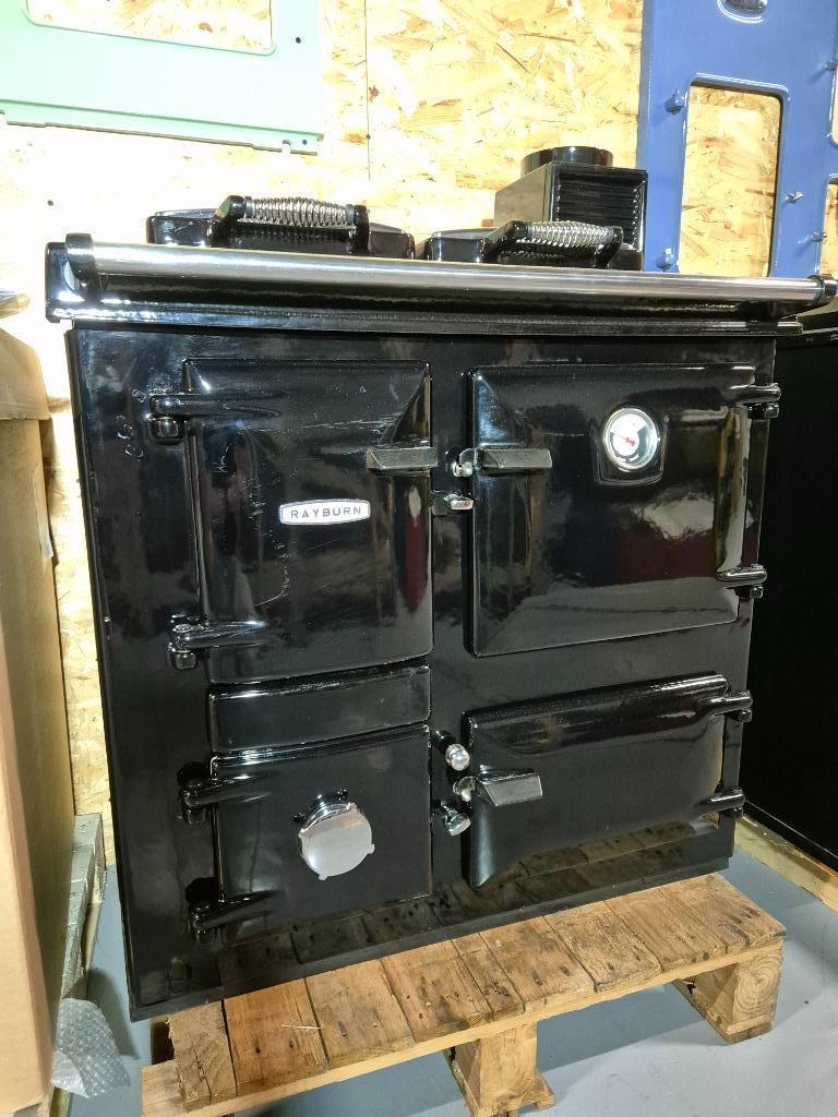 Rayburn 200SFW Zwart | Houtgestookt Fornuis | AGA |, Houtkachel, Ophalen of Verzenden, Zo goed als nieuw, Vrijstaand