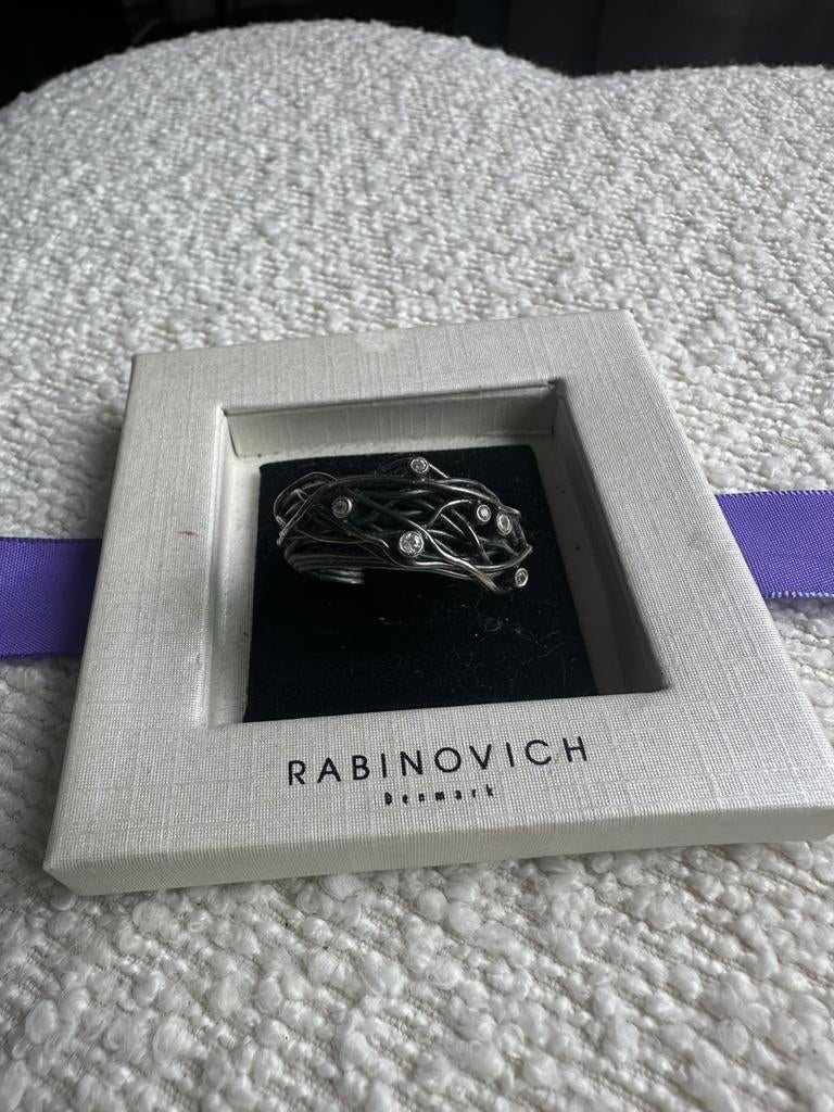 Rabinovich zilveren ring, Ophalen of Verzenden, Zo goed als nieuw