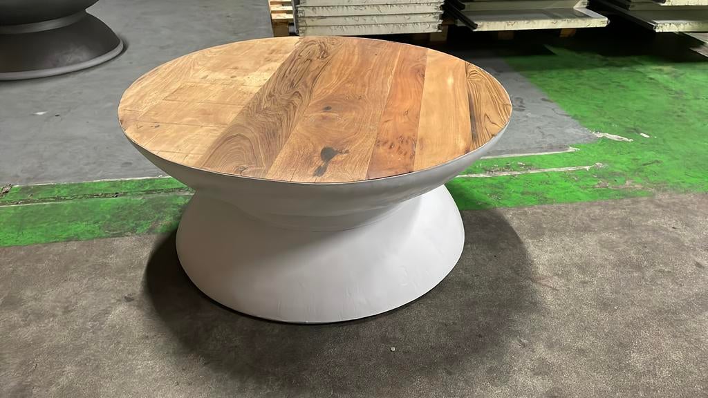 Yoyo Bijzettafel By Boo wit of silver nieuw in doos