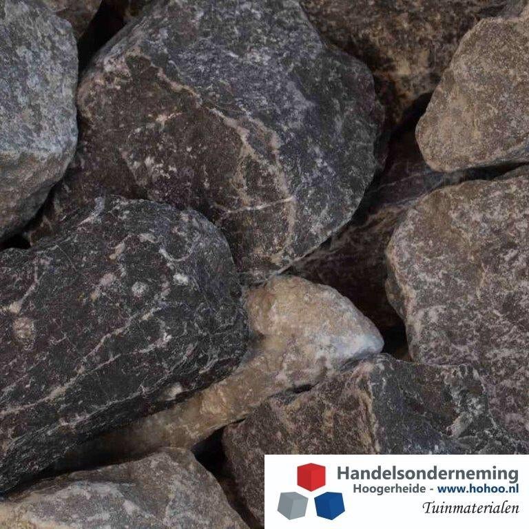 Ardenner breuksteen antraciet grijs rotsen schanskorf deco, Overige materialen, Verzenden, Nieuw, Antraciet