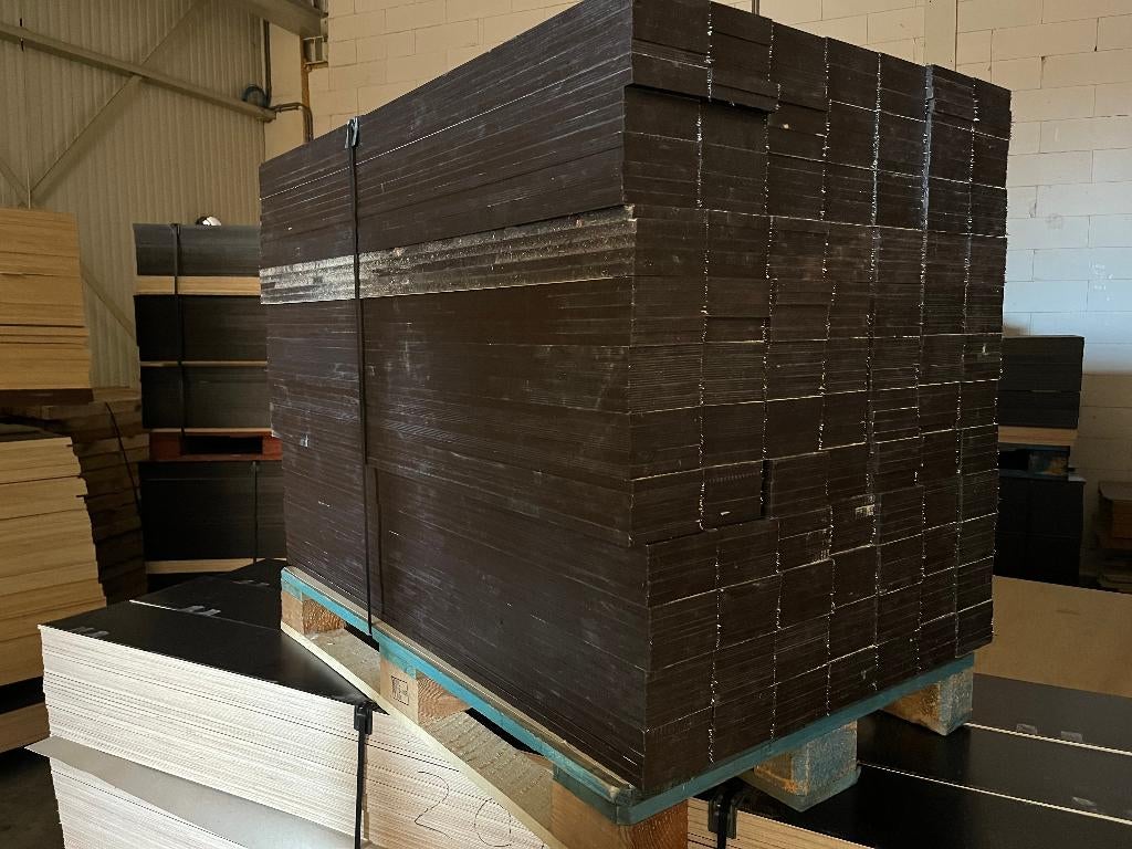 berken betonplex dikte 15mm stroken +/- 11 x 125 cm NIEUW, Doe-het-zelf en Verbouw, Ophalen, Nieuw, Betonplex, Minder dan 20 mm