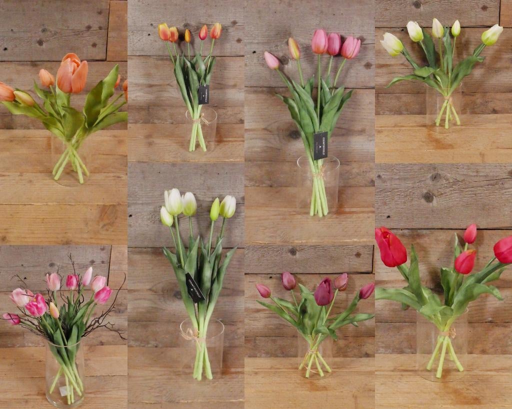 Kunst tulpen / tulpen vazen van Countryfield, Ophalen of Verzenden, Nieuw, Binnen