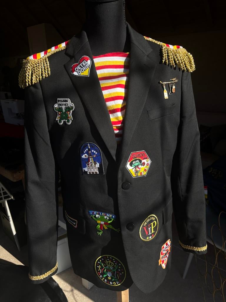 Oeteldonk Jasje Heren Maat S/M - Nieuw, Kleding | Heren, Carnavalskleding en Feestkleding, Carnaval, -, -, Nieuw